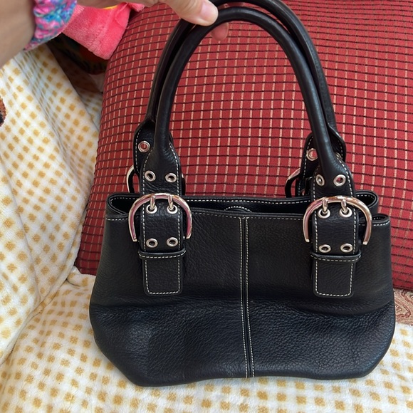 Tignanello shoulder bag Black leather - Picture 2 of 10